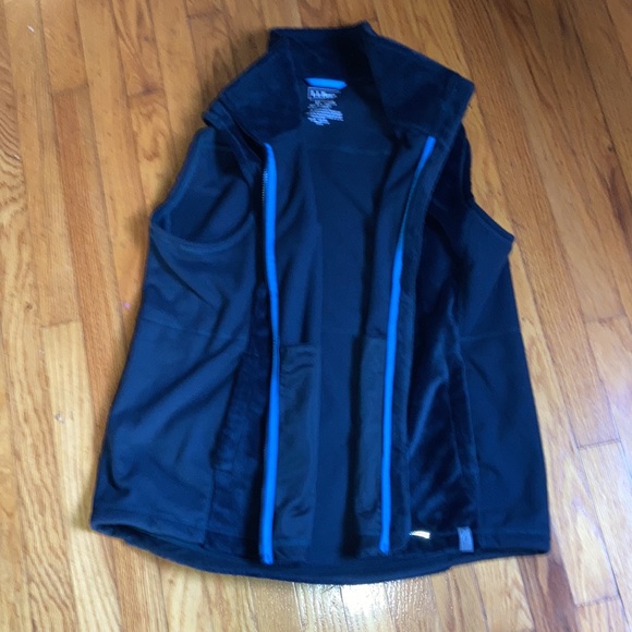 LLBean LONG VEST in luxe fleece—EUC! - Picture 10 of 13